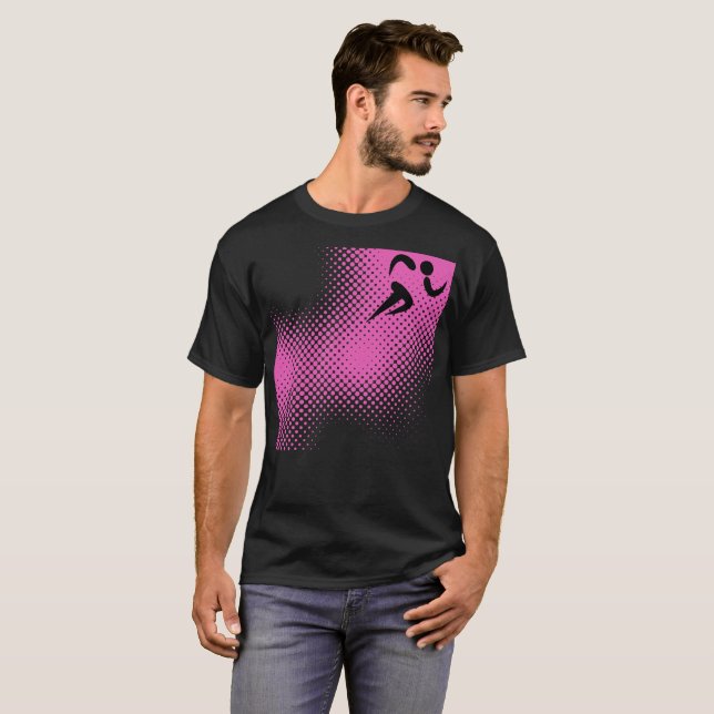 T-shirt Sports de course dynamiques  (Devant entier)