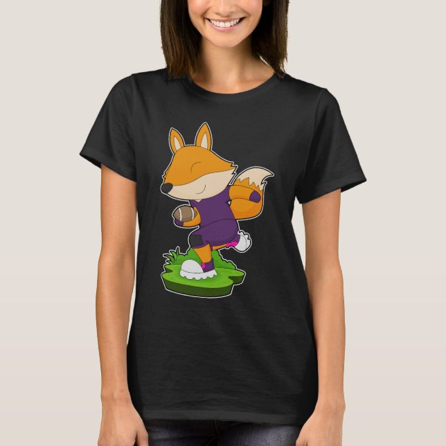 T-shirt Sports de football américain Fox (Devant)