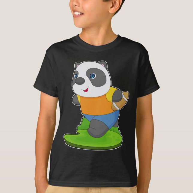 T-shirt Sports de football américain Panda (Devant)