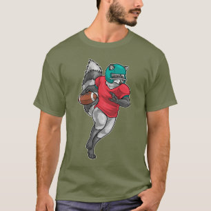 T-shirt Sports de football américain Racoon