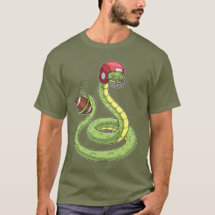 T-shirt Sports de football américain serpent