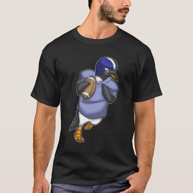 T-shirt Sports de football de pingouin (Devant)
