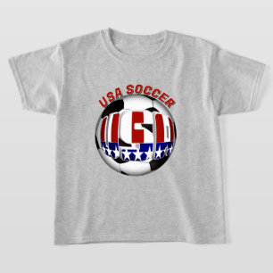 T-shirt Sports de football patriotique des États-Unis
