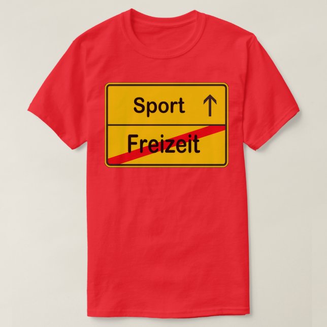 T-shirt Sports de loisirs (Design devant)