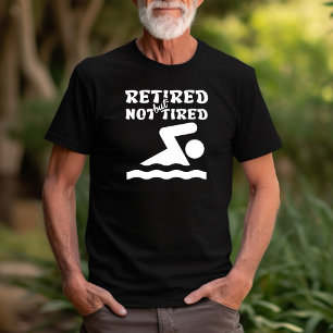 T-shirt Sports de natation à la retraite à la retraite à l