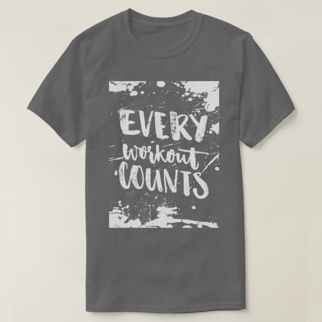 T-shirt Sports de santé fitness déplacer cool chaque entra (Design devant)