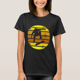 T-shirt Sports de skateboard de style rétro vintage 1