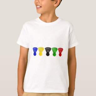 T-shirt sports de volant de badminton