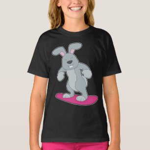 T-shirt Sports d'hiver Rabbit Snowboard