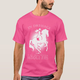 T-shirt Sports équestres Dressage Cheval équitation Drôle