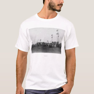 T-shirt Sports esquimaux à la brouette, photographie de