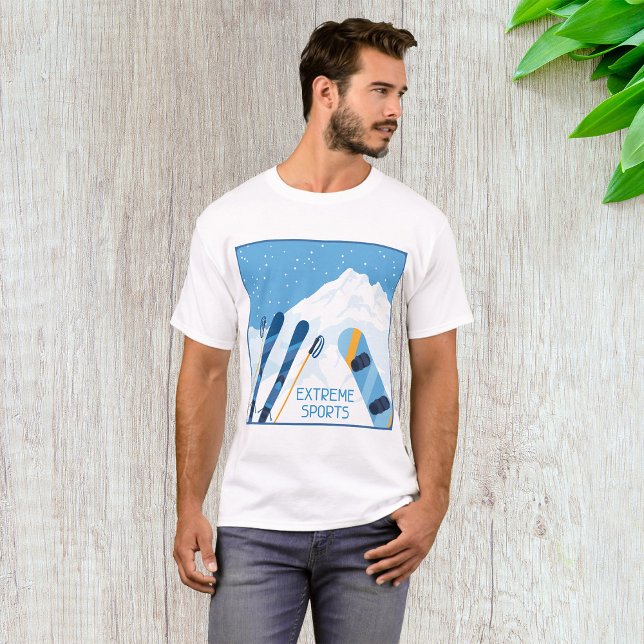 T-shirt Sports extrêmes d'hiver (Créateur téléchargé)