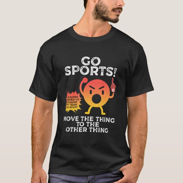 T-shirt Sports Favorite Team Sports Fan Sports (Devant)