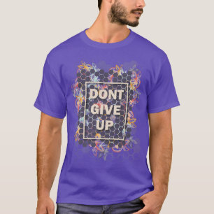 T-shirt Sports Fitness Fitness Gym N'abandonnez pas Yoga M