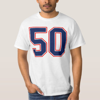 T-shirt Sports Jersey Numéro Cinquante 50