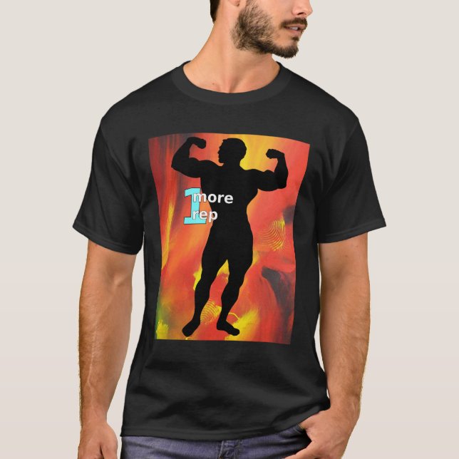 T-shirt Sports Moderne Elegant Bodybuilding Pop Art tendan (Devant)
