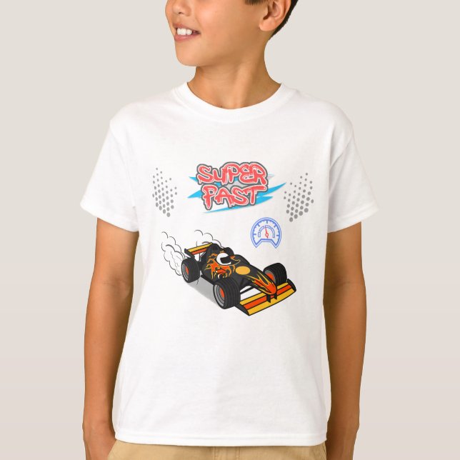 T-shirt Sports Racing Conception de voiture (Devant)