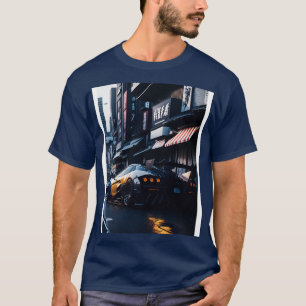 T-shirt Sports sombres dans la ville japonaise 3
