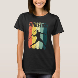 T-shirt Sports sportifs Retro Vintage Javelin Throw