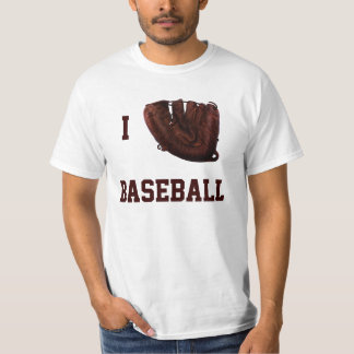 T-shirt Sports Vintage, J'adore le Baseball, Je Gante de B