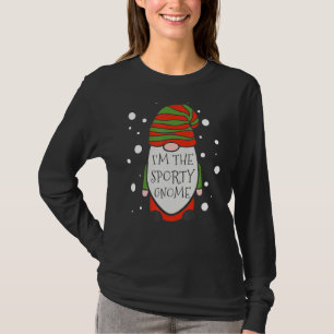 T-shirt Sporty Gnome Matching Family Group Funny Christa