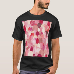 T-shirt Spot Medley : Rêve Textile Rose-Rouge.