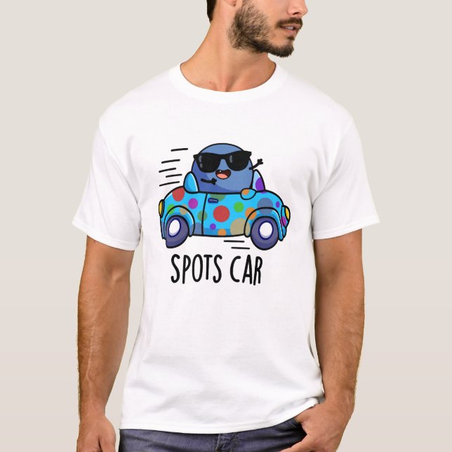 T-shirt Spots Voiture Amusante Sport Jeux Voiture (Devant)