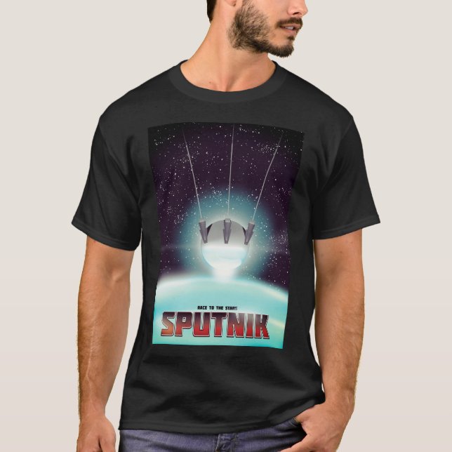 T-shirt Spoutnik "course aux étoiles" (Devant)