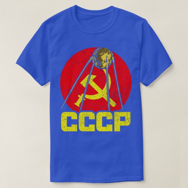 T-shirt Spoutnik Satellite CCCP (Design devant)
