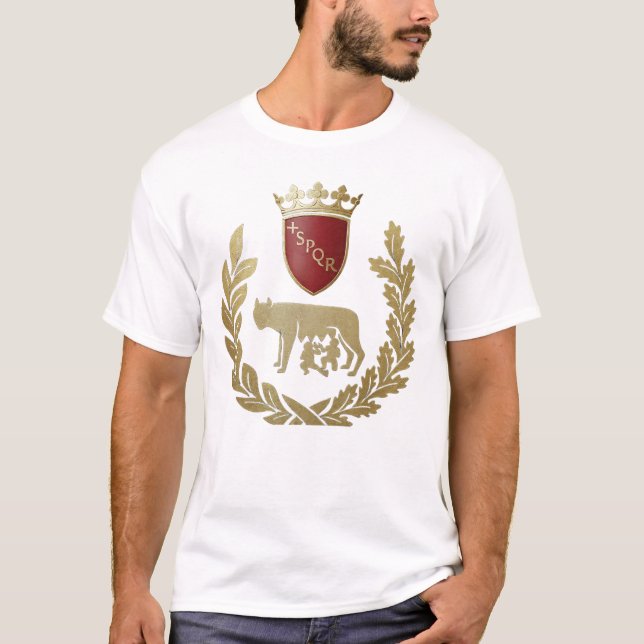 T-shirt +SPQR Chemise Pro Roma  (Devant)