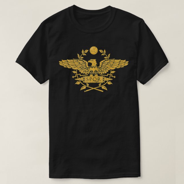 T-shirt SPQR Roma Caput Mundi Roma Invicta Empire romain (Design devant)