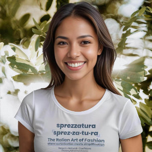 T-shirt SPREZZATURA : L'ART ITALIEN DE LA MODE-BlueDenim