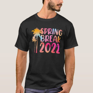 T-shirt Spring Break 2022 Beach Vacation Famille Voyage Su