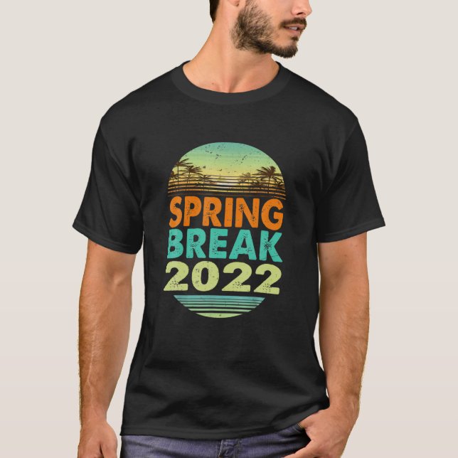 T-shirt Spring Break 2022 Family Spring Break Sunset 2022 (Devant)
