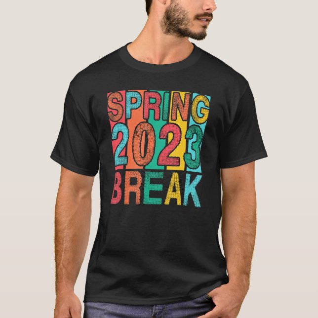 T-shirt Spring Break 2023 Women College Student Florida Be (Devant)