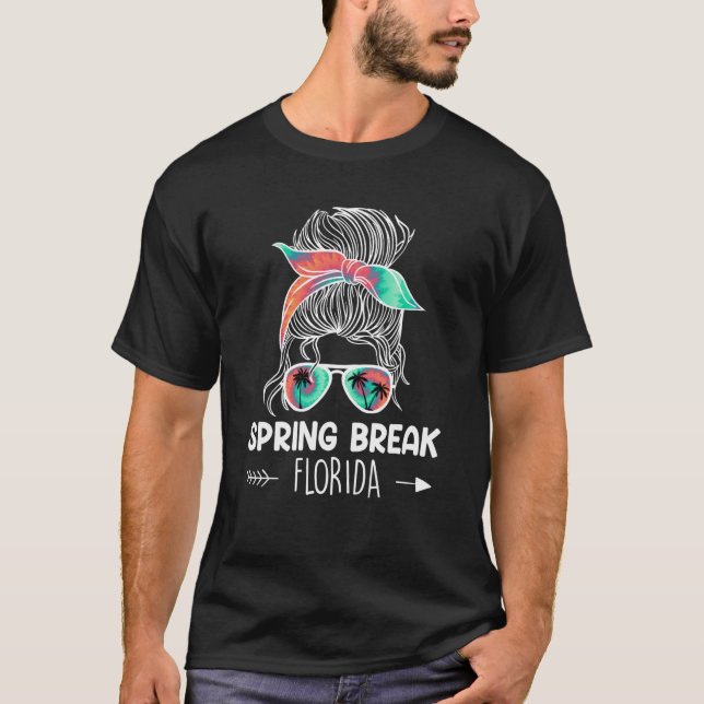 T-shirt Spring Break Floride Professeur de vacances hors s (Devant)