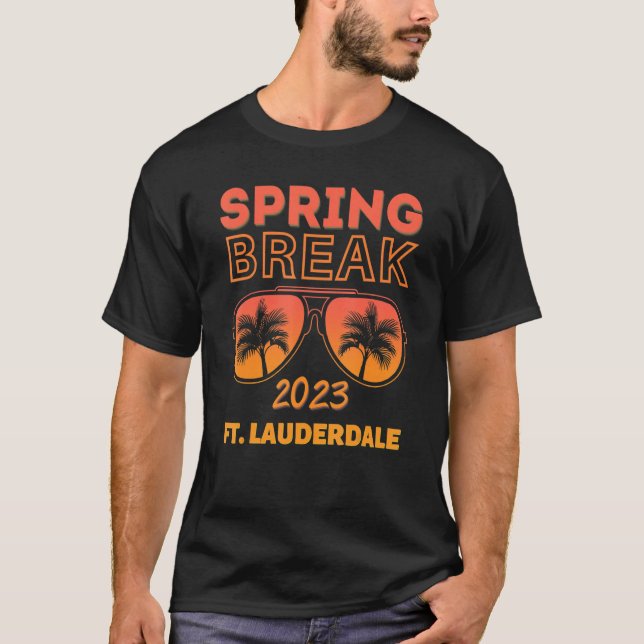 T-shirt Spring Break Ft. Lauderdale 2023 Beach Vacay Party (Devant)