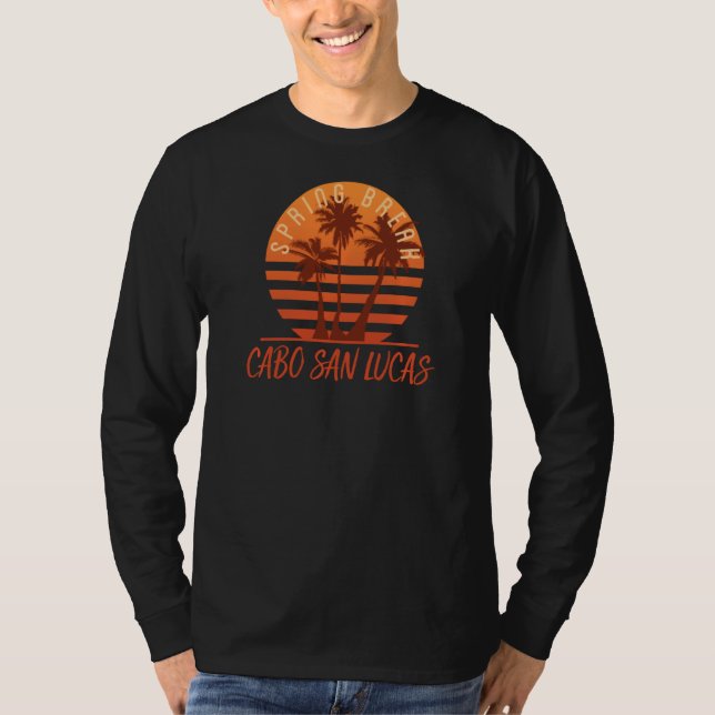 T-shirt Spring Break Palm Trees Cabo San Lucas (Devant)