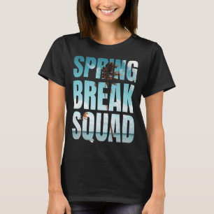 T-shirt Spring Break Squad 2022 Vintage Beach Family Match
