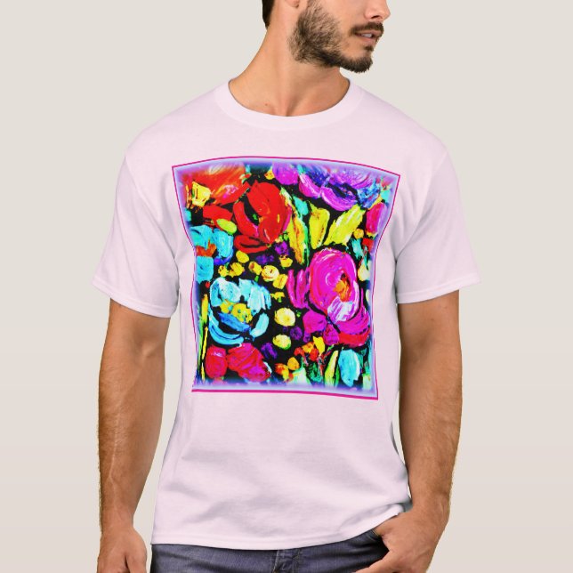 T-shirt "Spring Flower" Belle Art. Acheter Maintenant (Devant)