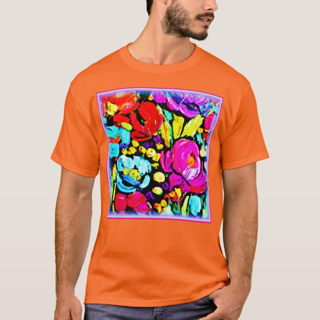 T-shirt "Spring Flower" Belle Art. Acheter Maintenant (Devant)