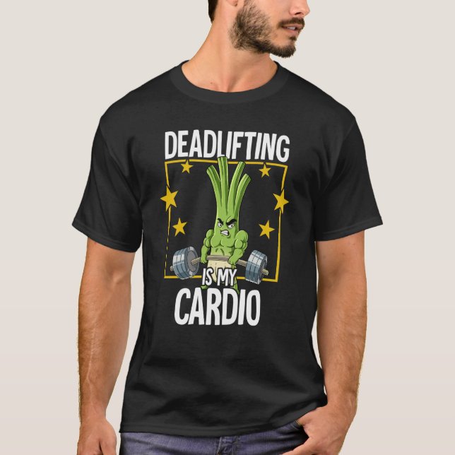 T-shirt Spring Onion Gym Weight Training Deadlift  1 (Devant)