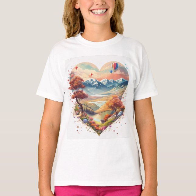 T-shirt Spring Serenity : A Blossoming Affair Summer Vibes (Devant)