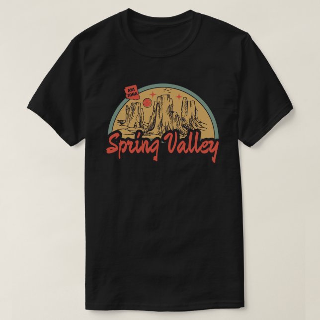 T-Shirt Spring Valley, Arizona (Design devant)