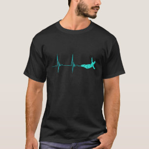 T-shirt Springboard Diver Heartbeat EKG Pulseline Platform