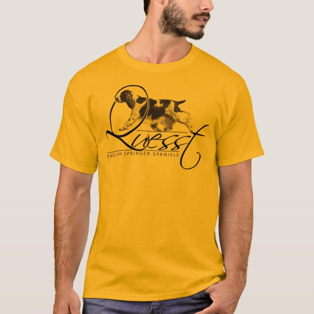 T-shirt Springer spaniel Logowear de Quesst (Devant)