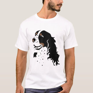 T-shirt Springer spaniel riant
