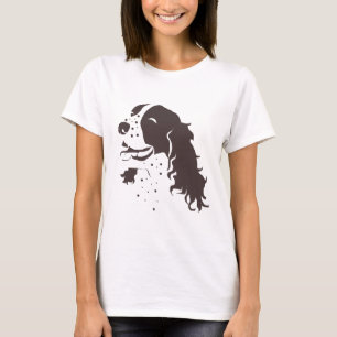 T-shirt Springer spaniel riant