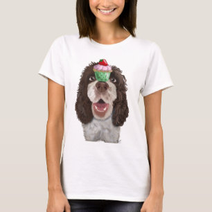 T-shirt Springer Spaniel with Cupcake 2