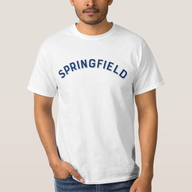 T-shirt Springfield, Arc Vintage du Massachusetts (Devant)